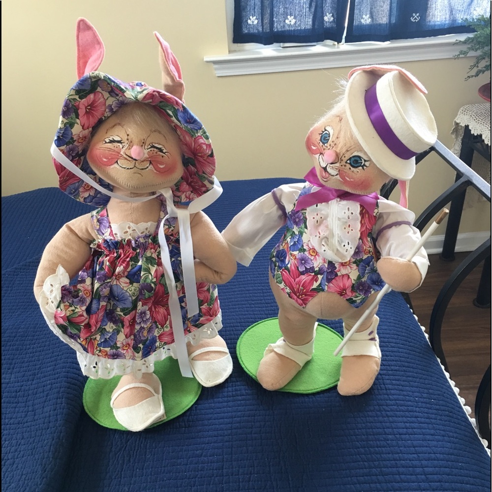 Annalee Easter 1995 Parade Boy and Girl Set Rare